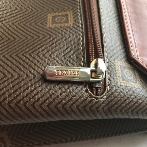 Vintage LOVERS leather top handle satchel Texier vintage bag - Picture 4 of 16